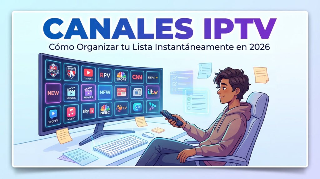 Canales IPTV: Cómo Organizar tu Lista Instantáneamente en 2026