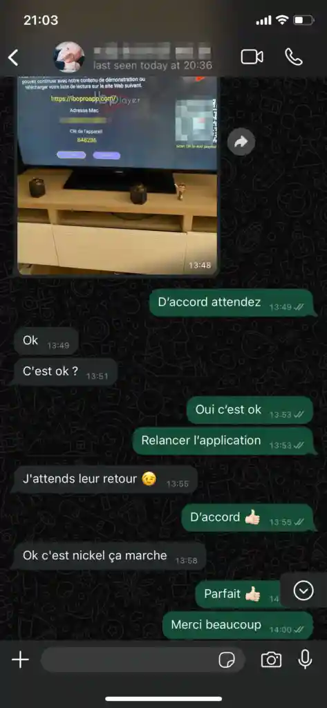 Soporte técnico IPTV España resolviendo dudas por WhatsApp
