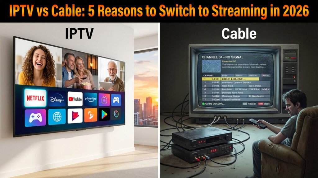 IPTV vs Cable: 5 Razones para Cambiarte al Streaming en 2026