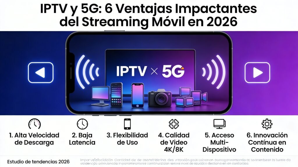 IPTV y 5G: 6 Ventajas Impactantes del Streaming Móvil en 2026