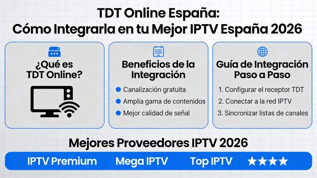 TDT Online España: Cómo Integrarla en tu Mejor IPTV España 2026