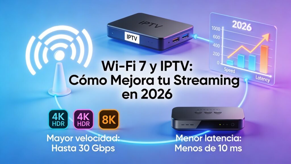 Wi-Fi 7 IPTV: Cómo Mejora tu Streaming en 2026